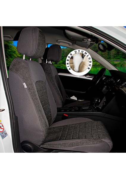 Peugeot Rifter 2019+ Özel Dikim Gri Füme Keten Koltuk Kılıfı fiyatları