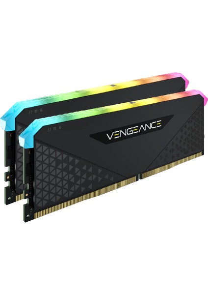 Vengeance RS RGB 16GB (2x 8GB) 3600 MHz DDR4 CL18 Dual Kit Ram - Siyah CMG16GX4M2D3600C18