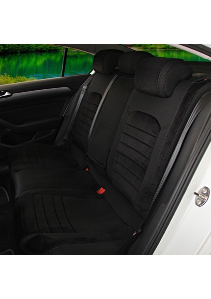 Fiat Egea 2015+ Özel Dikim Siyah Tay Tüyü Koltuk Kılıfı * fırsatları