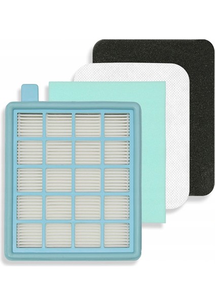 Philips Uyumlu Fc 9323 Powerpro Compact Süpürge 2 Kutu Filtre Seti