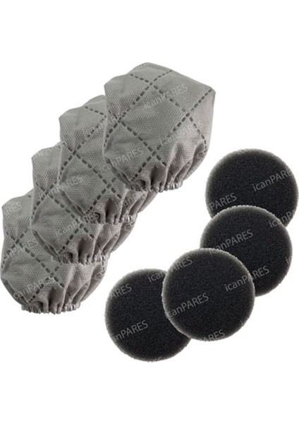Fakir Uyumlu Darky Comfort Dikey 2 In 1 Dik Süpürge Toz Torbası ve Filtresi 4er Adet