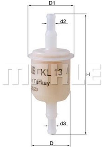 KL13OF Yakit Filtresi Corsa C Escort Jetta Polo Golf Lt 28 35 13321278272 82425649 (WE664836)