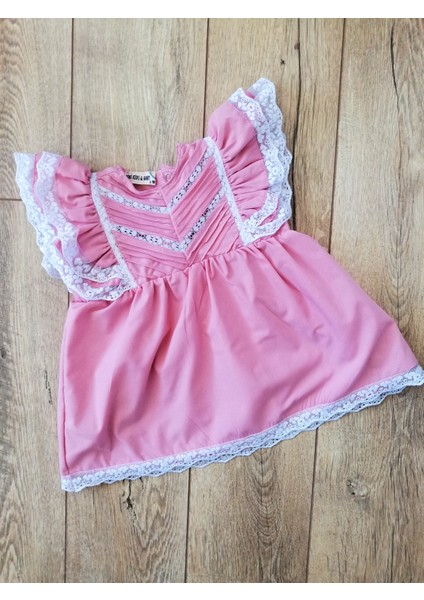 Kız Bebek Dantel Detaylı Elbise