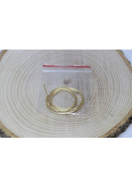 Paraşüt Ipi Altın Rengi (Dore) 0.8mm / 5 Metre (0.8mm ve Üzeri Taşlar Için)