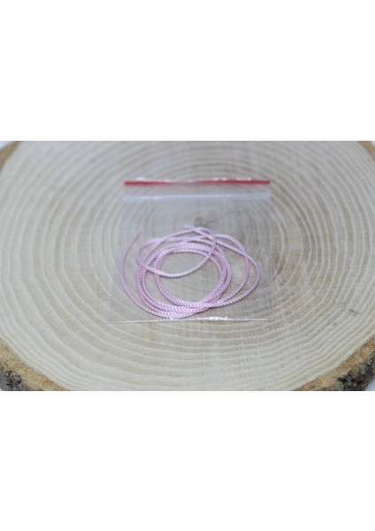 Paraşüt Ipi Pembe 0.8mm / 5 Metre (0.8mm ve Üzeri Taşlar Için)