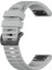 Garmin Fenix ​​7/epix Düz Renk Silikon Saat Band Yedek Bilek Kayışı 22MM - Gri (Yurt Dışından) 3