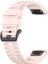 Garmin Fenix ​​7/epix Düz Renk Silikon Saat Band Yedek Bilek Kayışı 22MM - Açık Pembe (Yurt Dışından) 3