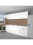 Prestij 280 MDF Hazır Mutfak Dolabı - Tezgah Dahil - Parlak Beyaz 1