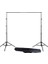 Ürün Çekimi Fotoğraf ve Stüdyo Çekimleri Için Yeşil Fon Perde + Stant 2x3 Metre Stand+ Fon Perde Set 3