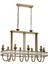 AV-60378-8E-YM Eskitme Kaplama Klasik Avize E14 Metal Kristal 80x40cm 1