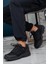 Imershoes Günlük Siyah Erkek Bot Kürklü Fermuarlı ve Bağcıklı Burun ve Topuk Koruma 36-47 Numara X5-X6 2