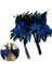 Gotik Plume Tüy Wrap Kuzgun Kanat Masquerade Kostümleri Tüy Şal (Yurt Dışından) 4