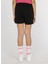 Baskılı Siyah Şort 4
