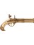 France 18.yüzyıl 2 Barrel Pistol 30CM Koleksiyon Obje 1