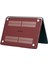 MacBook Pro 16.2 Inç Crystal Fit Kılıf Wine Red 2