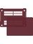 MacBook Pro 16.2 Inç Crystal Fit Kılıf Wine Red 3