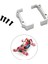 2 Parça Wltoys Için Rc Araba Akü Tutucu 124018 124019 1:12 Rc Araba Gümüş Değiştirir (Yurt Dışından) 4