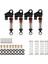 4 Pack Simülasyon Rc Model Buggy Ön Amortisör Eksenel SCX24 90081 Siyah (Yurt Dışından) 4