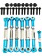 Tıe Çubukları Turnikler 3644 Slash 2WD 1/10 Için Uygun Parçalar Mavi (Yurt Dışından) 2