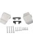 Ön / Arka Aks Skid Plakası Eksenel SCX24 Için 1:24 Ölçekli 90081 Paletli 2 Set (Yurt Dışından) 2