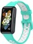 Huawei Band 7/7 Nfc Cıan+Beyaz Için Nefrebli Silikone Site Bantı (Yurt Dışından) 1
