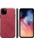 Iphone 11 Pro Max Red Için Kart Yuvaları Pu+Tpu Kılıfı (Yurt Dışından) 2