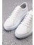 Deri Anatomik Taban Spor Ayakkabı ELL.6839 - Beyaz - 38 5