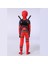 Cosplay Deadpool Bodysuit Cadılar Bayramı Kostüm Çocuk Cosplay Kostüm Sırt Çantası ile Set (Yurt Dışından) 5