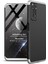 Xiaomi Redmi Note 11 Kılıf Double Dip 360 Protective Siyah Gri 1