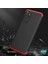 Xiaomi Redmi Note 11 Kılıf Double Dip 360 Protective Siyah Gri 5