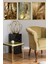 Üçlü Gold Alüminyum Metal Çerçeveli Poster Tablo Set 3