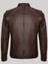 Deri Kahverengi Erkek Deri Mont Dik Yaka Oscar Deri Ceket 2