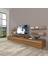 Ekoflex 270R Mdf Krom Ayaklı Tv Ünitesi Tv Sehpası - Naturel Ceviz 1