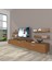Ekoflex 270R Slm Krom Ayaklı Tv Ünitesi Tv Sehpası - Naturel Ceviz 1