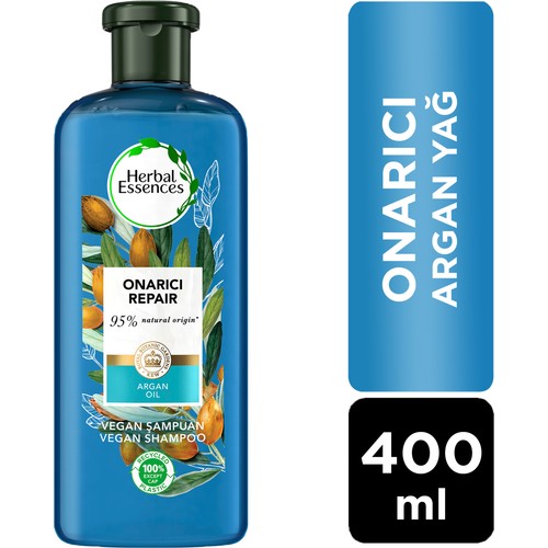 Vegan Şampuan Onarıcı Argan Yağı 400 ml