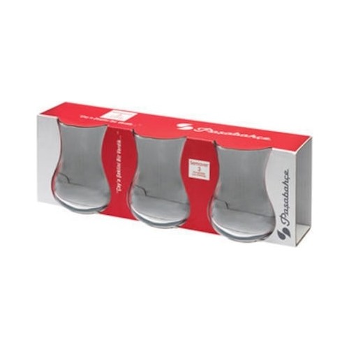 Paşabahçe 42801 Semaver Çay Bardağı 285cc 3 Lü (Şeffaf)