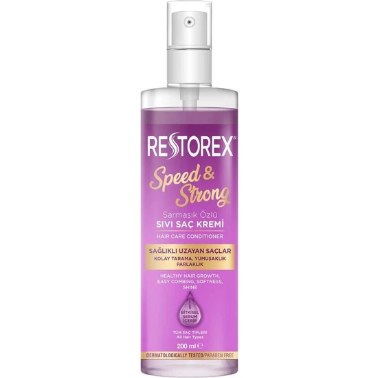 Restorex Sıvı Saç Kremi Sağlıklı Uzama Etkili 200 Ml