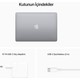 Apple MacBook Pro M2 Çip 8GB 256GB SSD macOS 13" Taşınabilir Bilgisayar Uzay Grisi MNEH3TU/A
