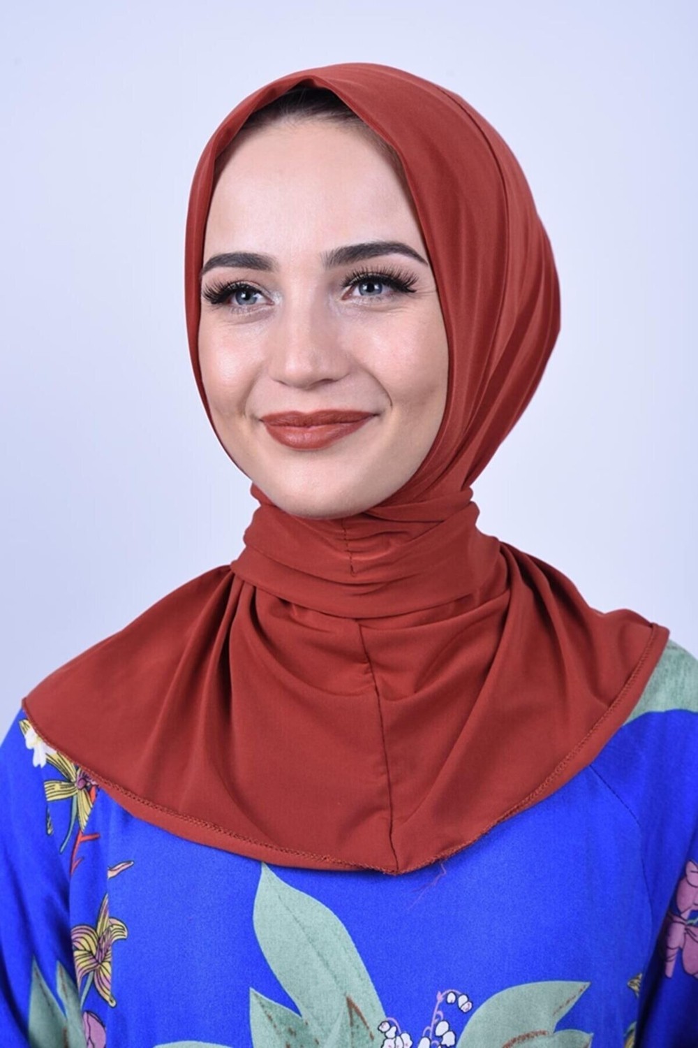 Belifanti Collection Kadın Tesettür Çıtçıtlı Bone Sandy Hijab Boyunluk Bone Açık Vizon