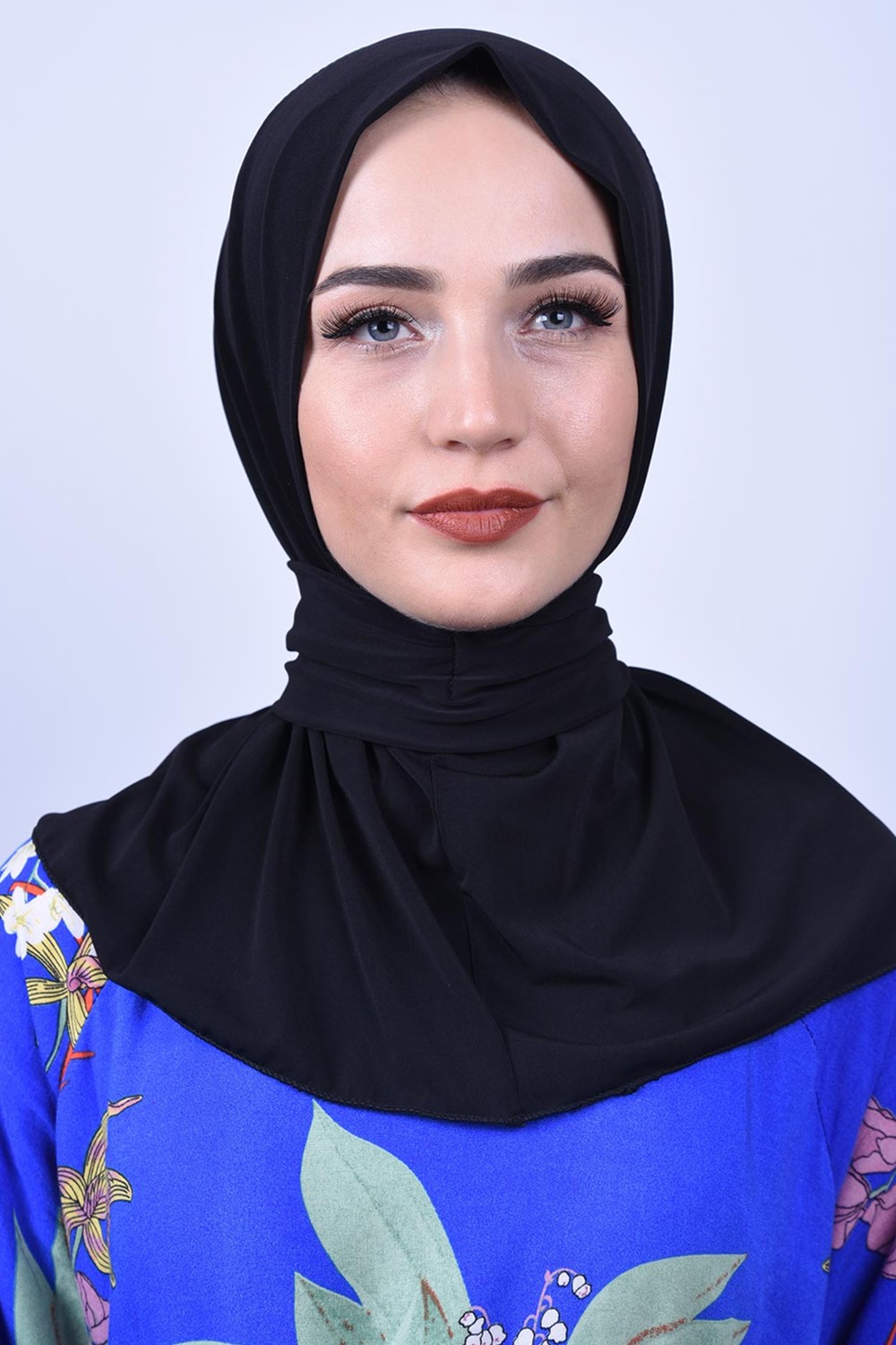 Belifanti Collection Kadın Tesettür Çıtçıtlı Bone Sandy Hijab Boyunluk Bone Açık Vizon görsel 5