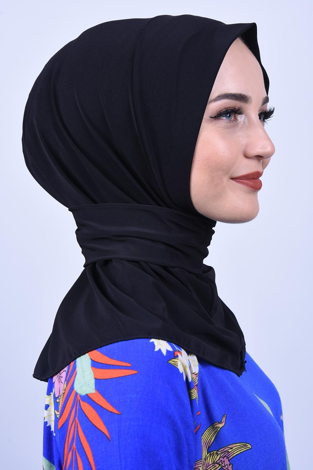 Belifanti Collection Kadın Tesettür Çıtçıtlı Bone Sandy Hijab Boyunluk Bone Açık Vizon görsel 6