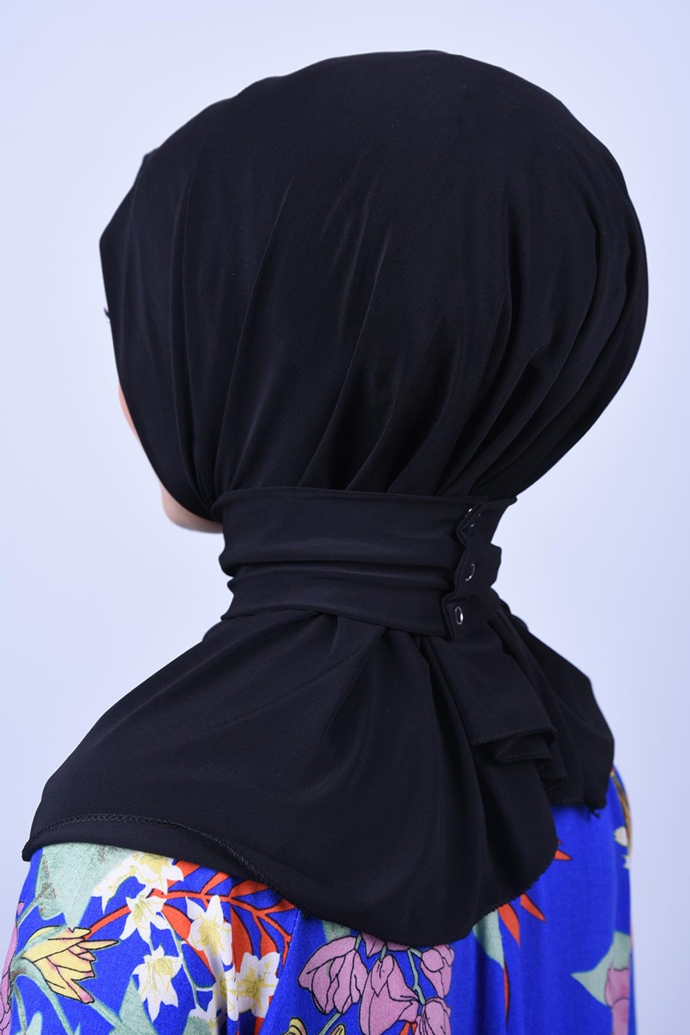Belifanti Collection Kadın Tesettür Çıtçıtlı Bone Sandy Hijab Boyunluk Bone Açık Vizon görsel 7