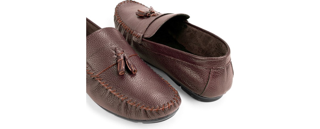 Ducavelli Noble Hakiki Deri Erkek Günlük Ayakkabı, Rog Loafer Ayakkabı görsel 3