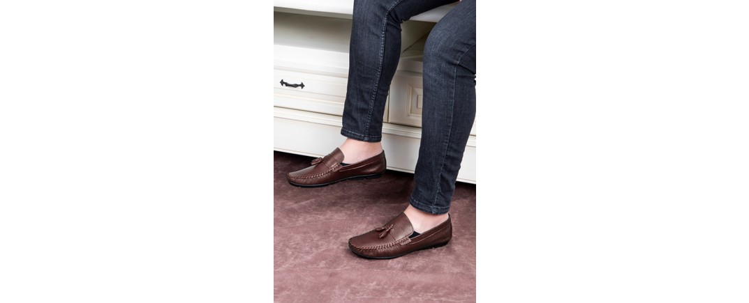 Ducavelli Noble Hakiki Deri Erkek Günlük Ayakkabı, Rog Loafer Ayakkabı görsel 5