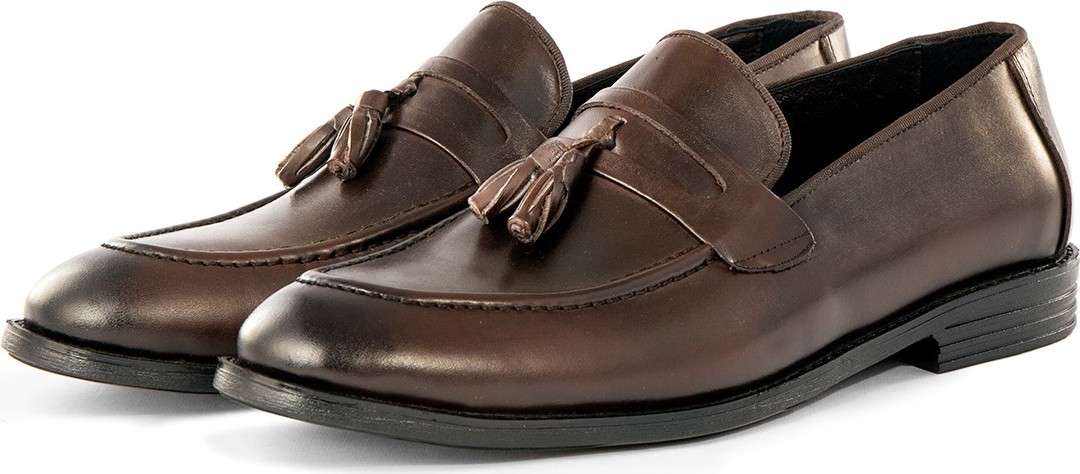 Ducavelli Quaste Hakiki Deri Erkek Klasik Ayakkabı, Loafer Klasik Ayakkabı