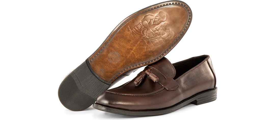 Ducavelli Quaste Hakiki Deri Erkek Klasik Ayakkabı, Loafer Klasik Ayakkabı görsel 2