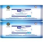 Blue White Bluewhite Yetişkin Hasta Vücut Temizleme Mendil-Havlusu (2 Li Set) 50 Yaprak Hijyenik