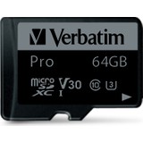 Verbatim Pro U3 64GB Micro Sdxc Hafıza Kartı