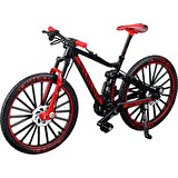 Tashow Bisiklet Modeli Dağ Bisikleti Parmak Bisiklet Mini Yatak Odası Ofis Dekor Kırmızı (Yurt Dışından)