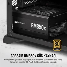 Corsaır Rmx Series RM850X 850W 80+ Gold Siyah Full Modüler 135MM Fanlı Psu